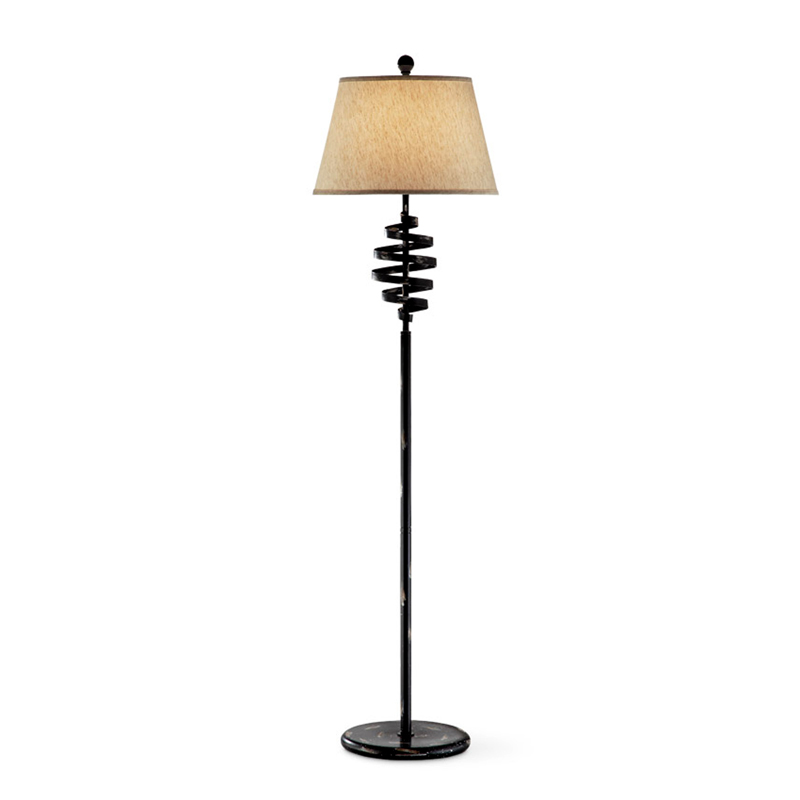 65 H Modern Twist Floor Lamp, Twist Table Lamp