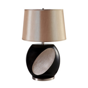 25"H RETRO CERAMIC TABLE LAMP