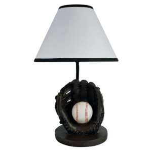 15"H Baseball Accent Lamp