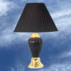 27" Ceramic Table Lamp - Black - Image 3