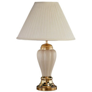 27" Ceramic Table Lamp - Ivory