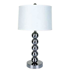 29" Metal Table Lamp - Satin Nickel