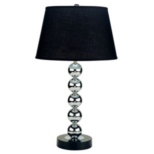 30" Metal Table Lamp - Black