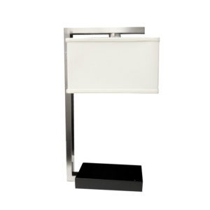 24"H FLOATING SHADE MODERN TABLE LAMP