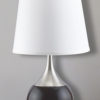 24"H ESPRESSO/SILVER TOUCH-ON TABLE LAMP - Image 2