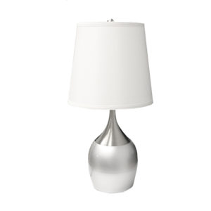 24"H SILVER TOUCH-ON TABLE LAMP