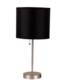 19"H BLACK BRUSH STEEL TABLE