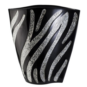 14"H Zebra Decorative Vase