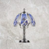 23.5" DOLPHIN ON WAVES BLACK CHROME TOUCH-ON TABLE LAMP - Image 2