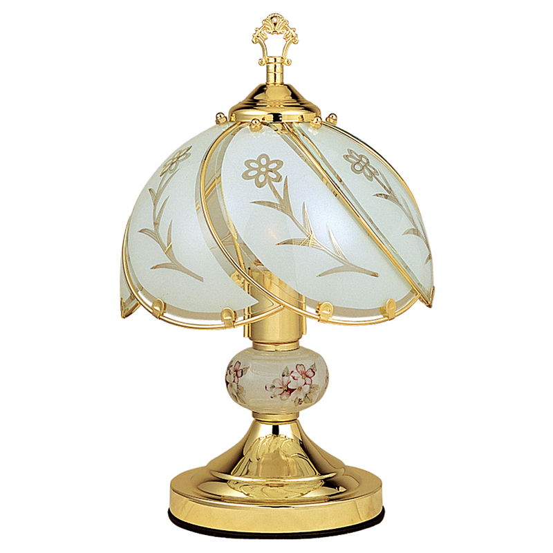 14.25″ Touch Lamp – Floral