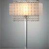 28"H WHITE SQUARE CRYSTAL TABLE - Image 2