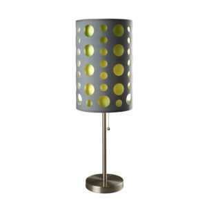30"in MODERN RETRO GRAY-GREEN TABLE LAMP