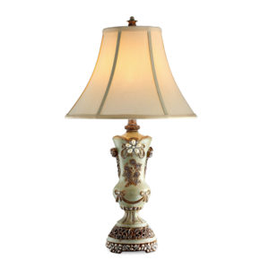 28.5"H VINTAGE ROSE TABLE LAMP