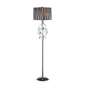 63"H LADY CRYSTAL FLOOR LAMP