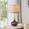 30" MULBERRY GLASS TABLE LAMP - Image 2