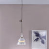 8"in WHITE INDUSTRIAL BARN METAL HARD-WIRED PENDANT CEILING - Image 2