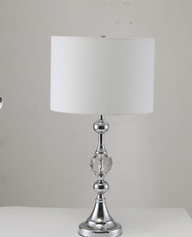 29.5" in LEONA CRYSTAL AND CHROME TABLE LAMP w/ OUTLET
