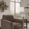 29.5" in LEONA CRYSTAL AND CHROME TABLE LAMP w/ OUTLET - Image 2