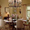 27"in MAGNOLIA 6-LIGHTS CRYSTAL HARD-WIRED BRONZE METAL CEILING LAMP - Image 2