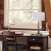 30" in ADRIENNE METAL TABLE LAMP W/ OUTLET & USD PORT - Image 2