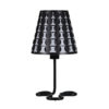 16"in TRACI BLACK GEOMETRIC METAL TABLE LAMP - Image 2