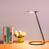 15 in ANDI LED ADJ. SHADE SATIN BLACK DESK LAMP - Image 2