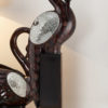 26.5 in FOLIUS FLORAL FOLIAGE LONG NECK CRANE BIRD DÉCOR - Image 2