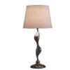 24" in ERTE ART DECO SILHOUETTE SILVER TABLE LAMP - Image 2