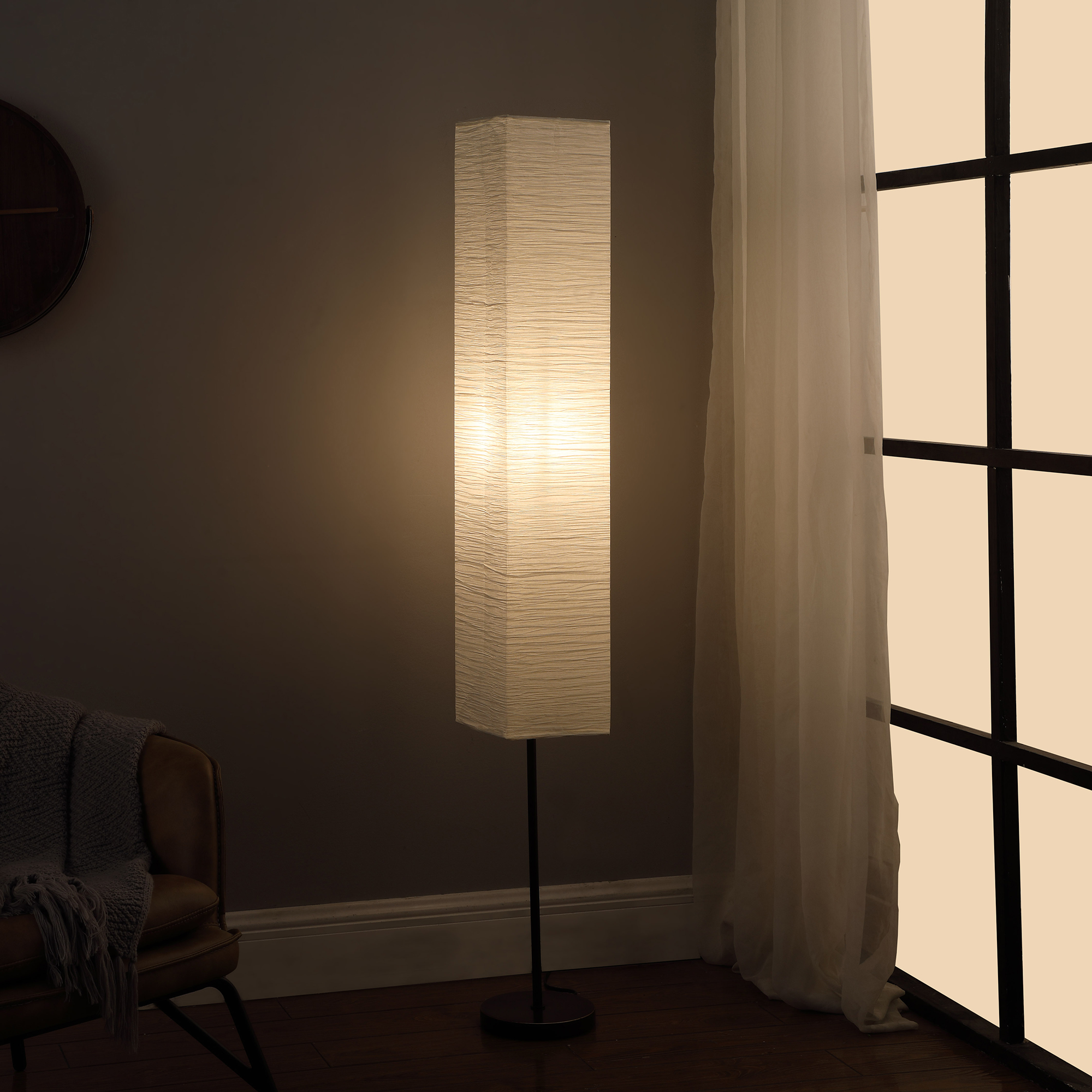 62.5″ in NOKI JAPANESE PAPER FLOOR LAMP