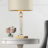 29.5" in PERSPICIO SOLID CRYSTAL GOLD COLUMN TABLE LAMP - Image 3