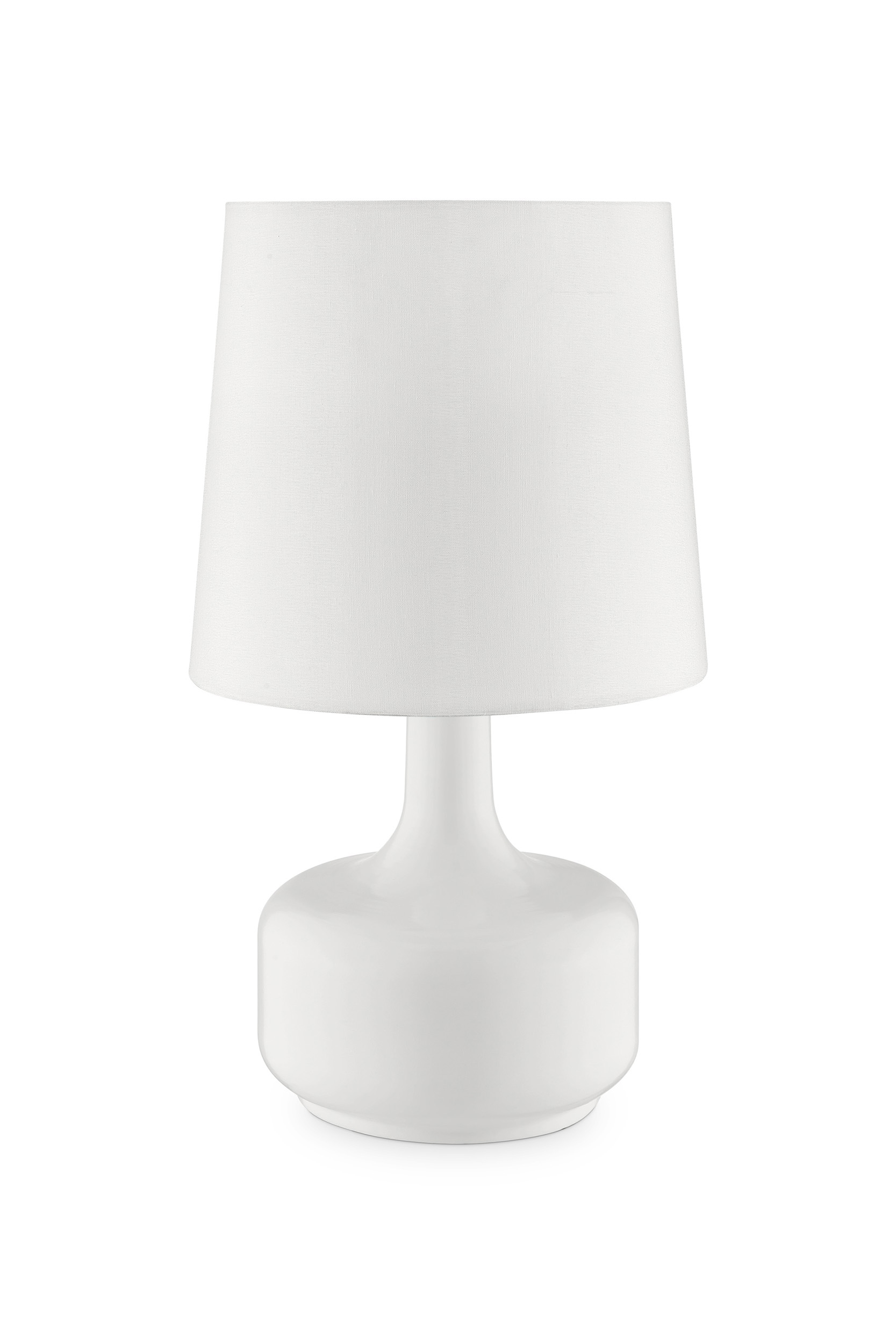 Cheru Powder White Mid Century Modern, White Mid Century Table Lamps