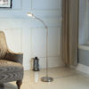 54" in TINSLEY SILVER INTEGRATED LED TASK FLOOR LAMP - Image 4
