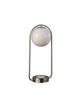 19.25" in NEILSEN RETRO TABLE LAMP W/ CHARGING STATION & USB PORT