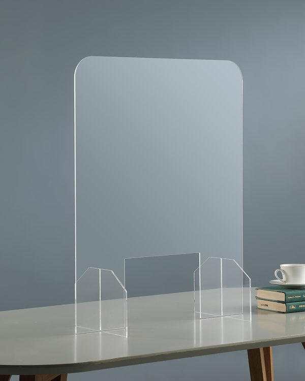 29.5" in DESKTOP RECTANGULAR PROTECTIVE SHIELD DIVIDER