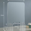 29.5" in DESKTOP RECTANGULAR PROTECTIVE SHIELD DIVIDER - Image 3