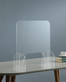 23" in DESKTOP SQUARE PROTECTIVE SHIELD DIVIDER
