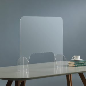 26" in DESKTOP SQUARE PROTECTIVE SHIELD DIVIDER