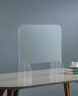 23.6" in DESKTOP SQUARE PROTECTIVE SHIELD DIVIDER