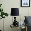 21.25" in BLACK MODERN CLOWN PHONE HOLDER RESIN TABLE LAMP - Image 5