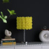 18.25" in YELLOW ROSES IN BLOOM ACRYLIC/METAL TABLE LAMP - Image 5