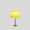 18.25" in YELLOW ROSES IN BLOOM ACRYLIC/METAL TABLE LAMP - Image 4