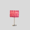 18.25" in PINK ROSES IN BLOOM ACRYLIC/METAL TABLE LAMP - Image 4