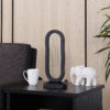 16" in UV STERILIZED BLACK OVAL TABLE LAMP W/ REMOTE CONTROL - Image 5