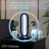 16" in UV STERILIZED BLACK OVAL TABLE LAMP W/ REMOTE CONTROL - Image 7