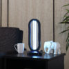 16" in UV STERILIZED BLACK OVAL TABLE LAMP W/ REMOTE CONTROL - Image 6