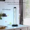 24" in UV STERILIZED BLACK METAL TABLE LAMP W/ REMOTE CONTROL - Image 7