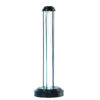 24" in UV STERILIZED BLACK METAL TABLE LAMP W/ REMOTE CONTROL - Image 2