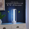 16.5" in UV STERILIZED WHITE METAL TABLE LAMP W/ REMOTE CONTROL - Image 7