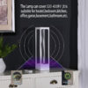 16.5" in UV STERILIZED WHITE METAL TABLE LAMP W/ REMOTE CONTROL - Image 8
