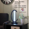 16" in UV STERILIZED BLACK SEMI OVAL TABLE LAMP W/ REMOTE CONTROL - Image 7
